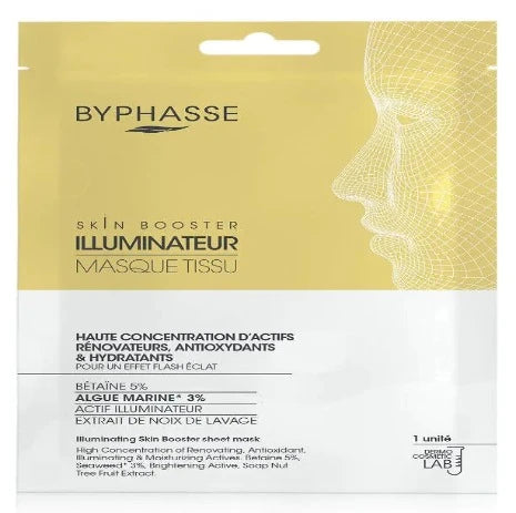 Masque en tissu pour le visage Byphasse Diverses variantes