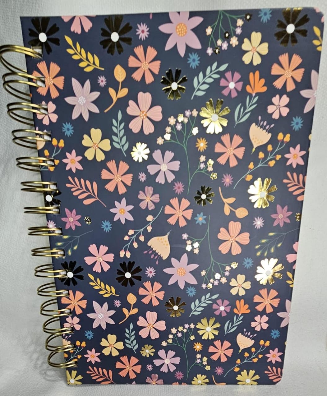Cahier à émotions Bullet journal Doré avec élastique Diverses Variantes