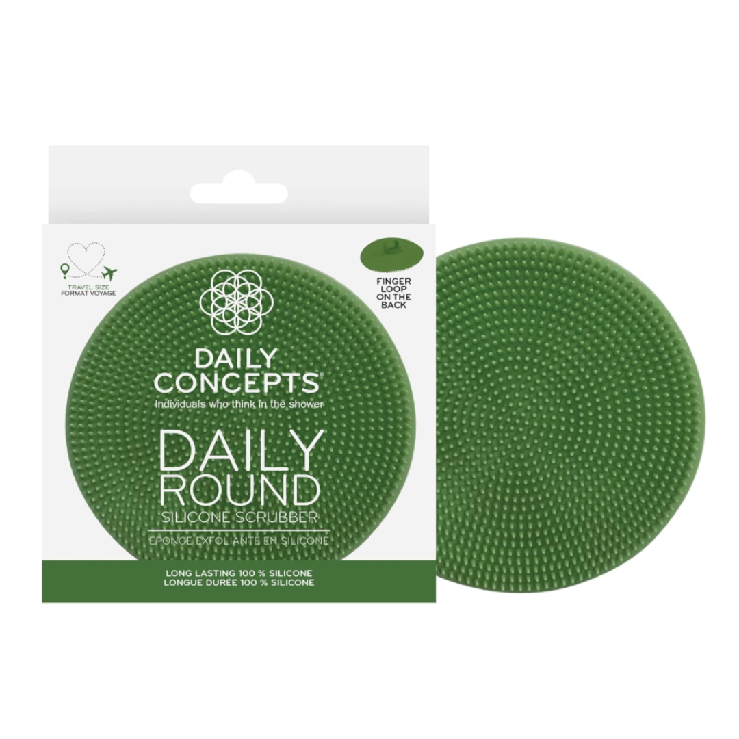 Brosse gommant ronde en silicone Daily concepts
