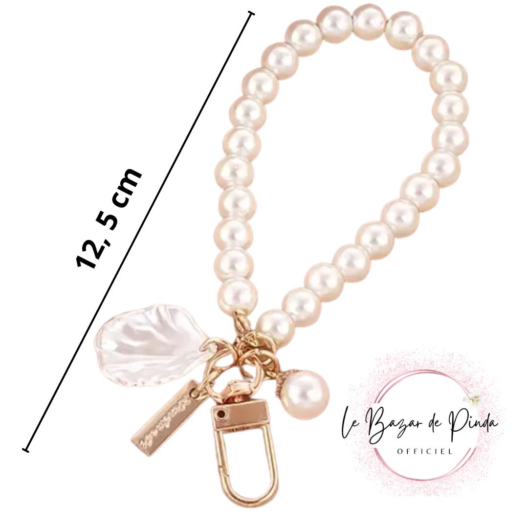 Porte-clés Pinda perles florales élégantes Diverses variantes