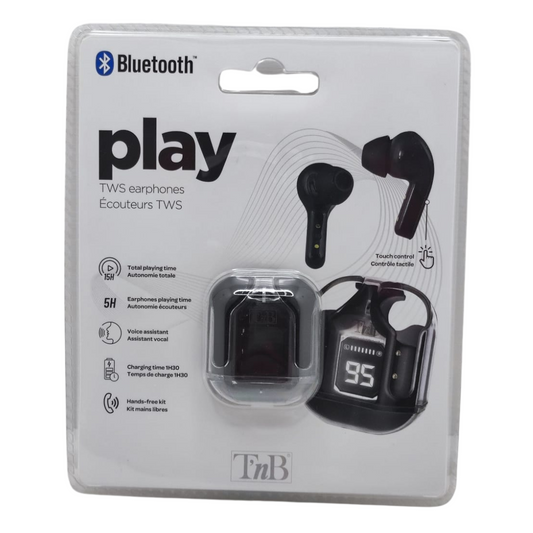 Écouteurs EKO TWS - Cristal - LED - Bluetooth