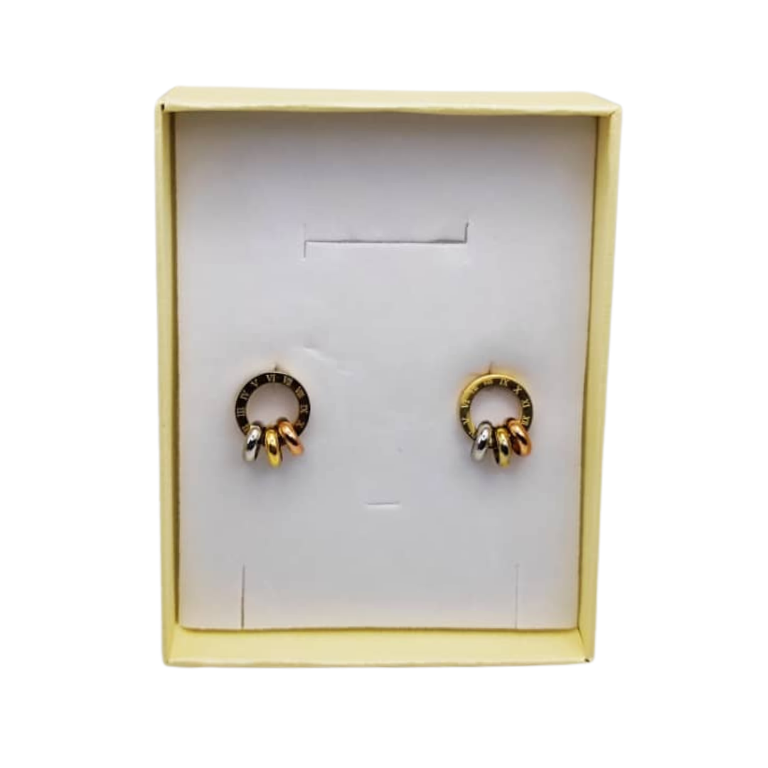 Boucles d'oreilles en acier Inoxydable Sarah