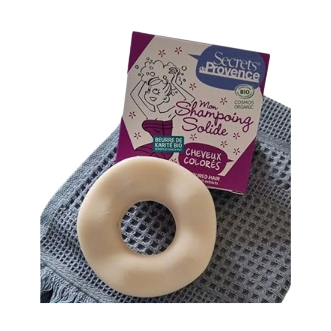 Shampoing solide cheveux colorés 250 g Secrets De Provence