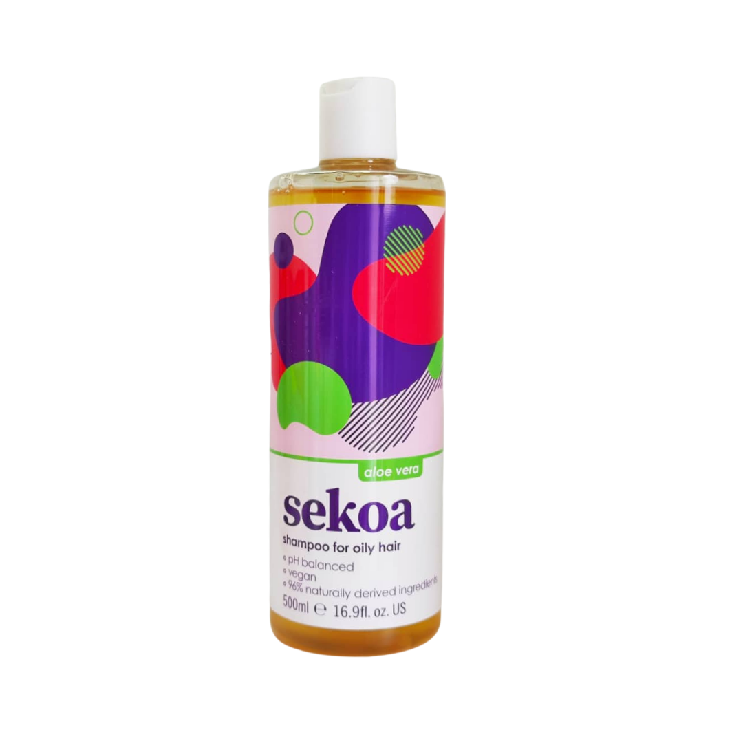 Shampoing pour cheveux gras Végan Sekoa 500 ml Diverses variantes