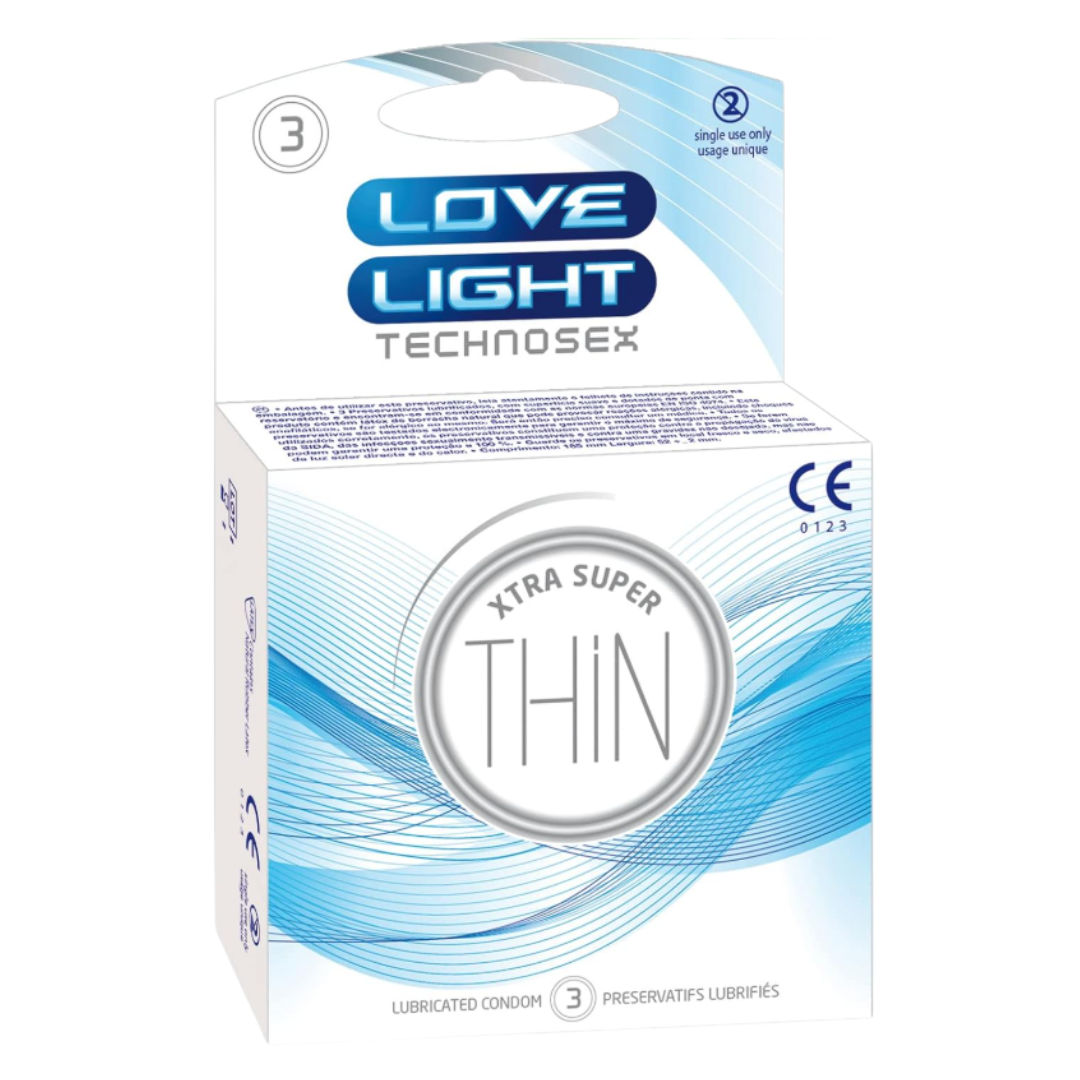 Boîte de 3 Préservatif XTRA SUPER LOVE LIGHT THIN