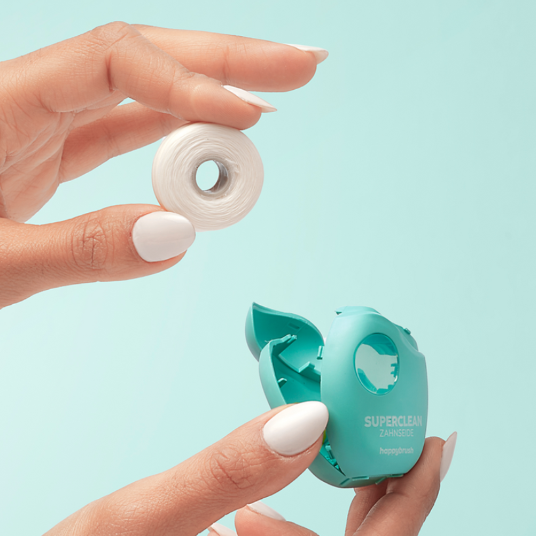 Fil dentaire Super Clean Happybrush 2x 35 m
