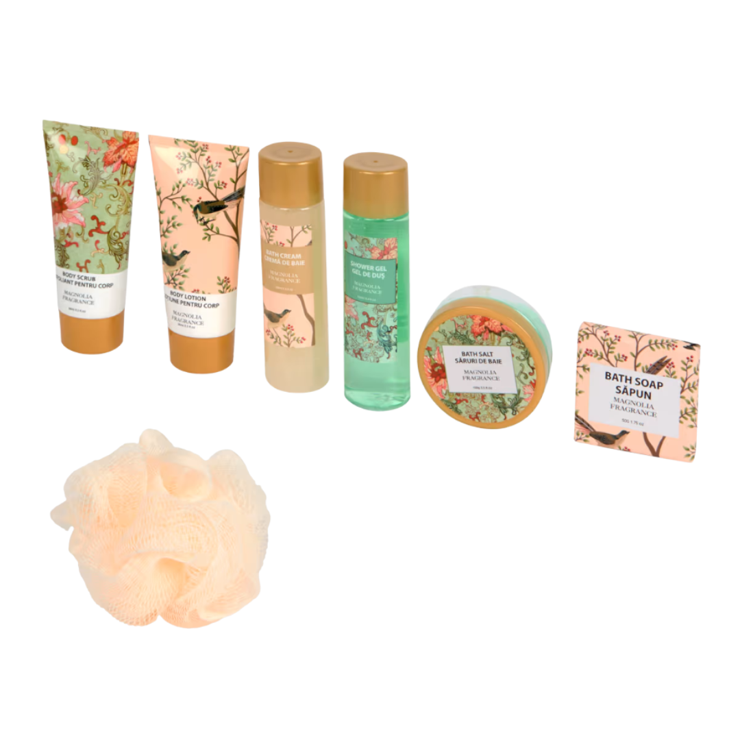 Coffret Soin du Corps – Parfum Magnolia Colectie de ingrijire corporala 7 pièces