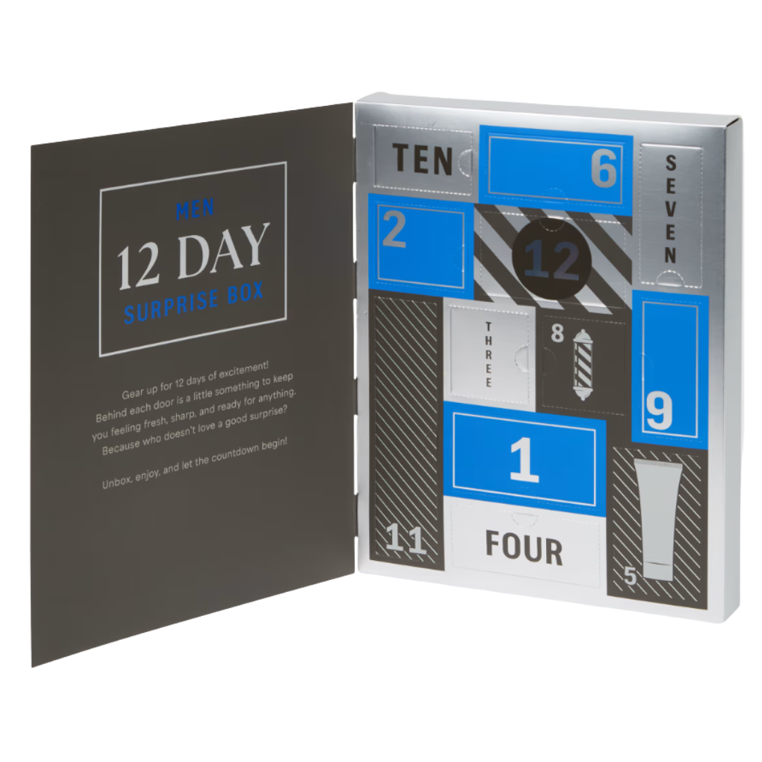 Calendrier de l'Avent Homme 12 pièces