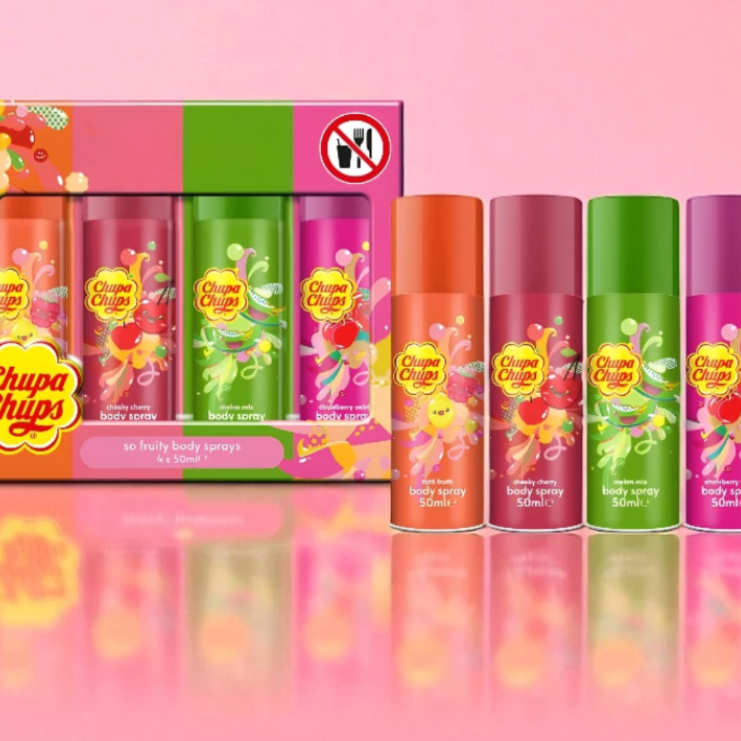 Coffret de Body Sprays “So Fruity” (4 x 50 ml) Chupa Chups