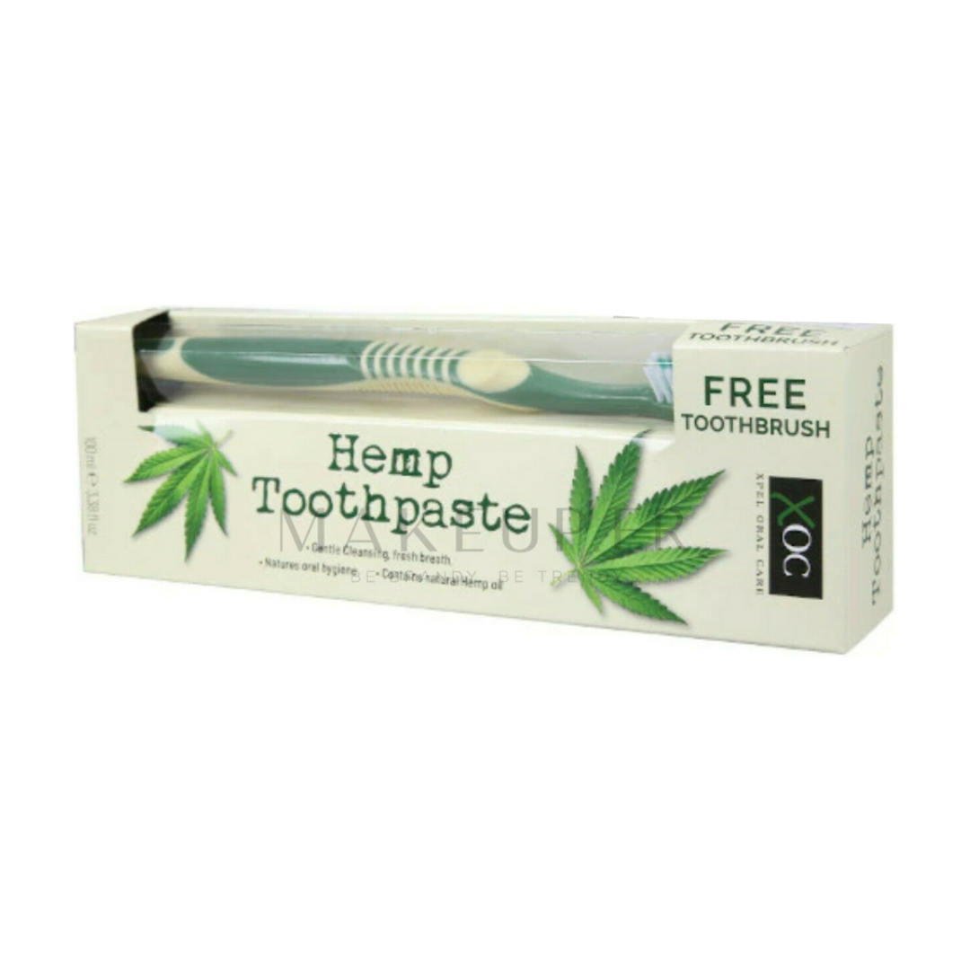 Pack Dentifrice en chanvre Xoc avec brosse à dents 100 ml Diverses variantes
