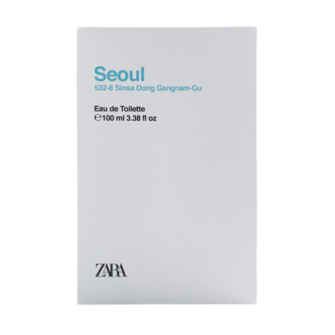 Eau de Toilette Homme ZARA SEOUL 532-8 SINSA DONG GANGNAM-GU 100ML
