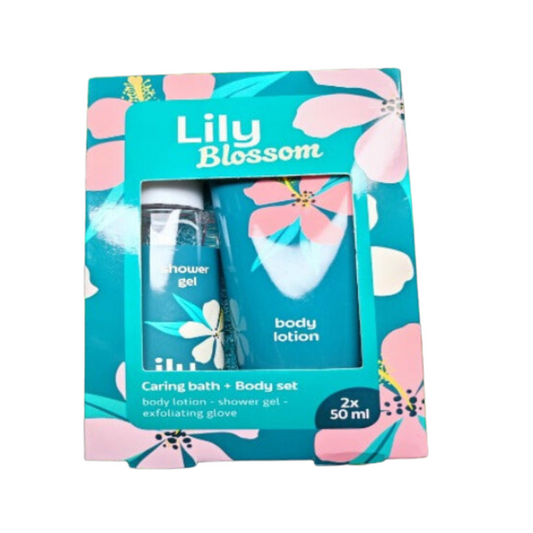 Coffret cadeau bien-être Lily Blossom  3 pièces