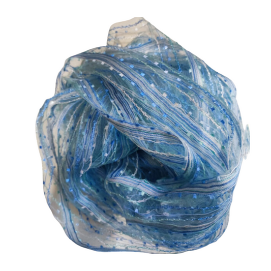 Foulard Soyeux Floral respirant et léger Diverses Couleurs