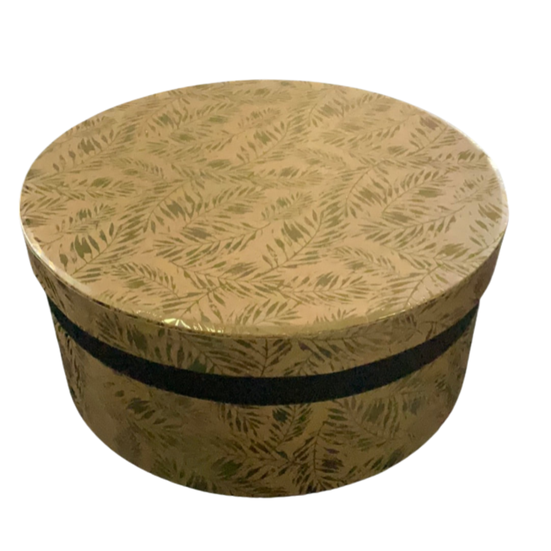Boîte emballage cadeau dorée