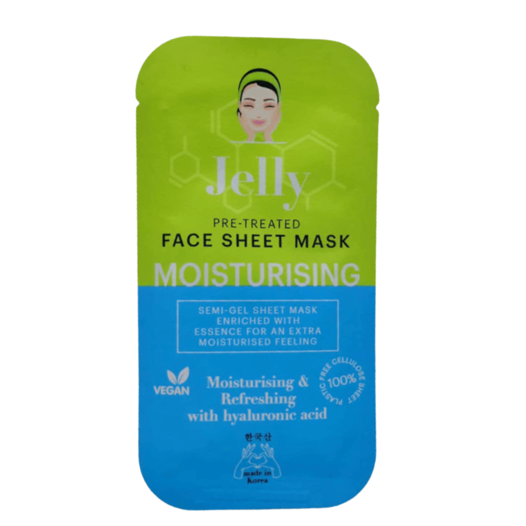 Masque tissu visage vegan pour Jelly