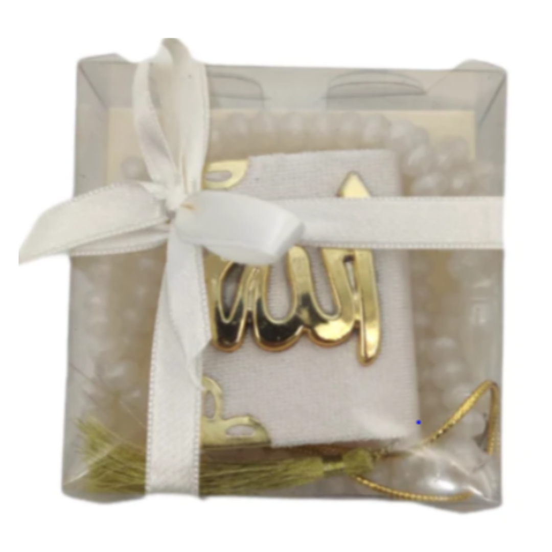 Coffret Cadeau Islam Mini Coran et Chapelet Diverses couleurs