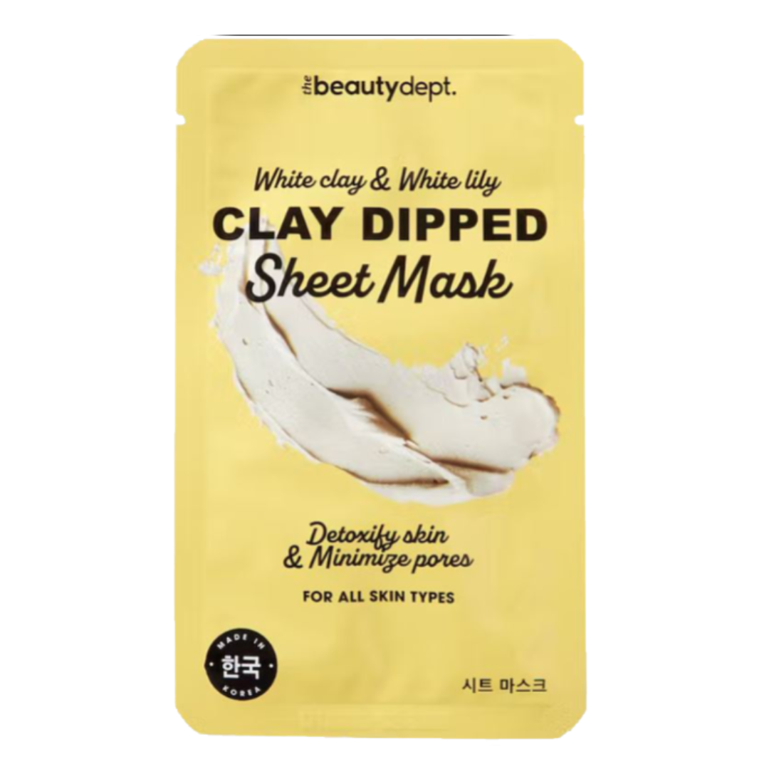 Masque Coréen à l 'Argile pour  visage The Beauty Dept. 20 grammes  Diverses variantes