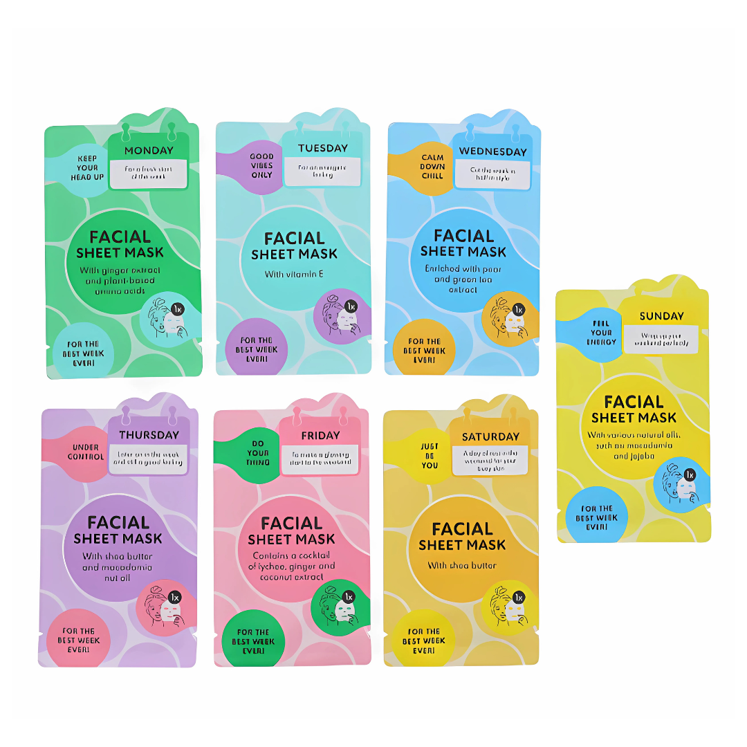 Pack Masques pour le visage" Routine 7 jours"