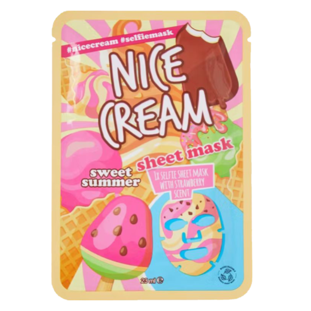 Masque en tissu pour le visage Thème Sucré Diverses variantes