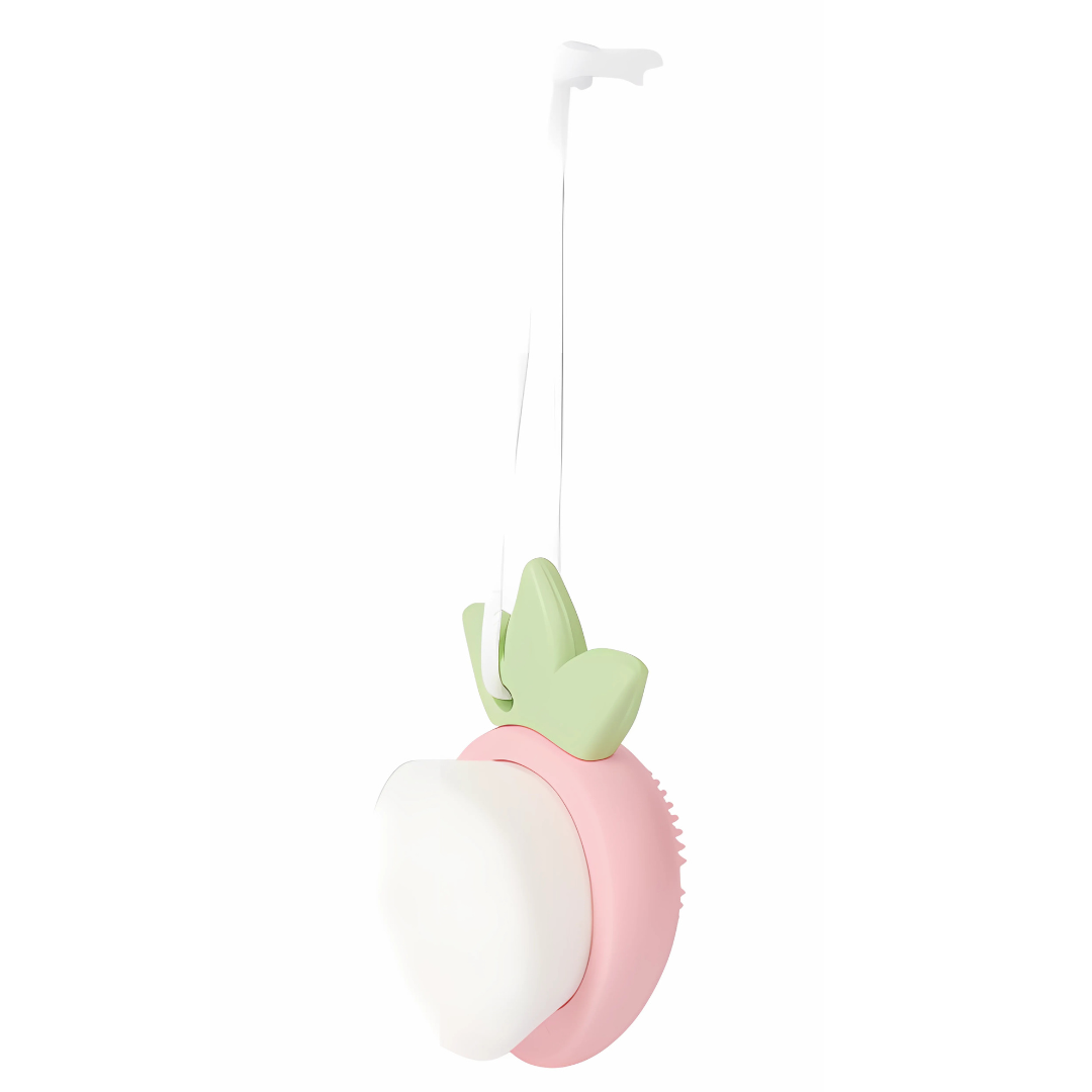 Brosse de nettoyage pour le visage en forme de fraise