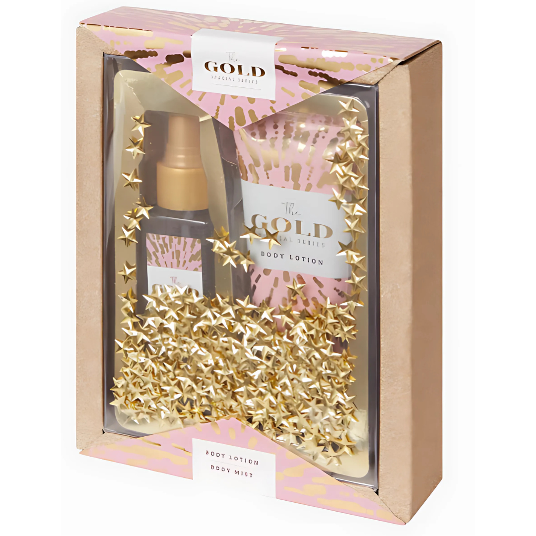 Coffret cadeau beauté Etoiles Dorées Diverses Couleurs