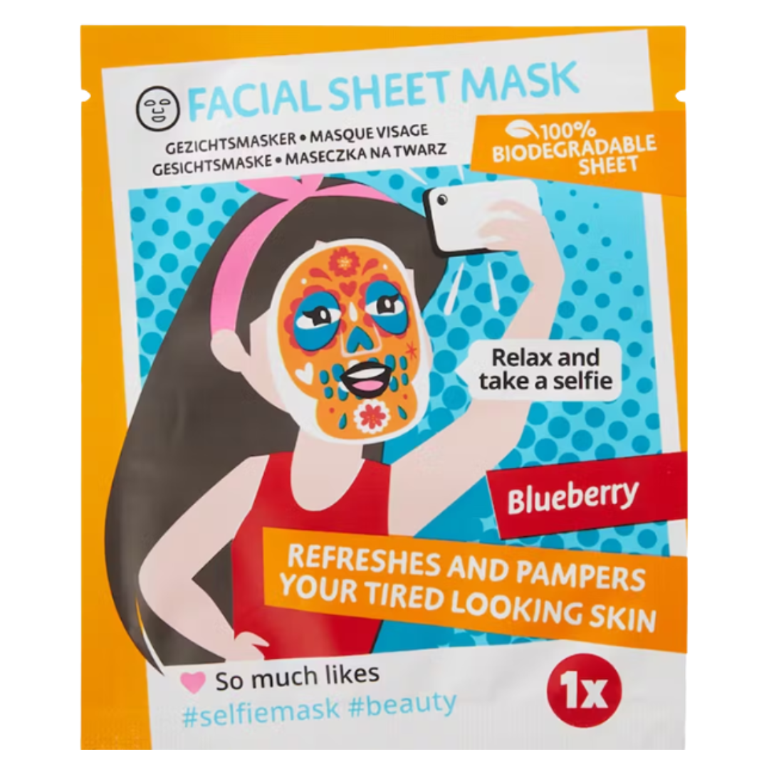 Masque en tissu visage selfie Diverses variantes