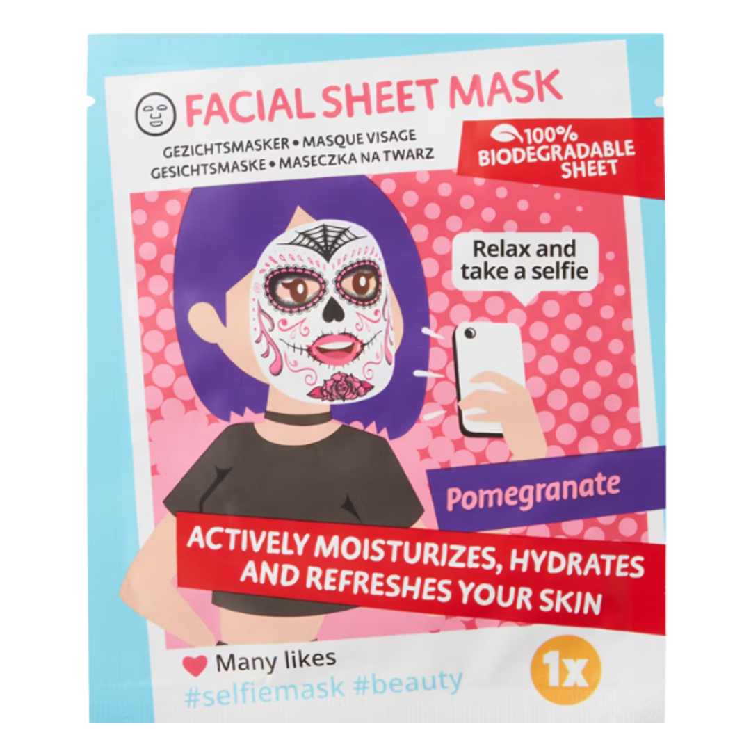Masque en tissu visage selfie Diverses variantes