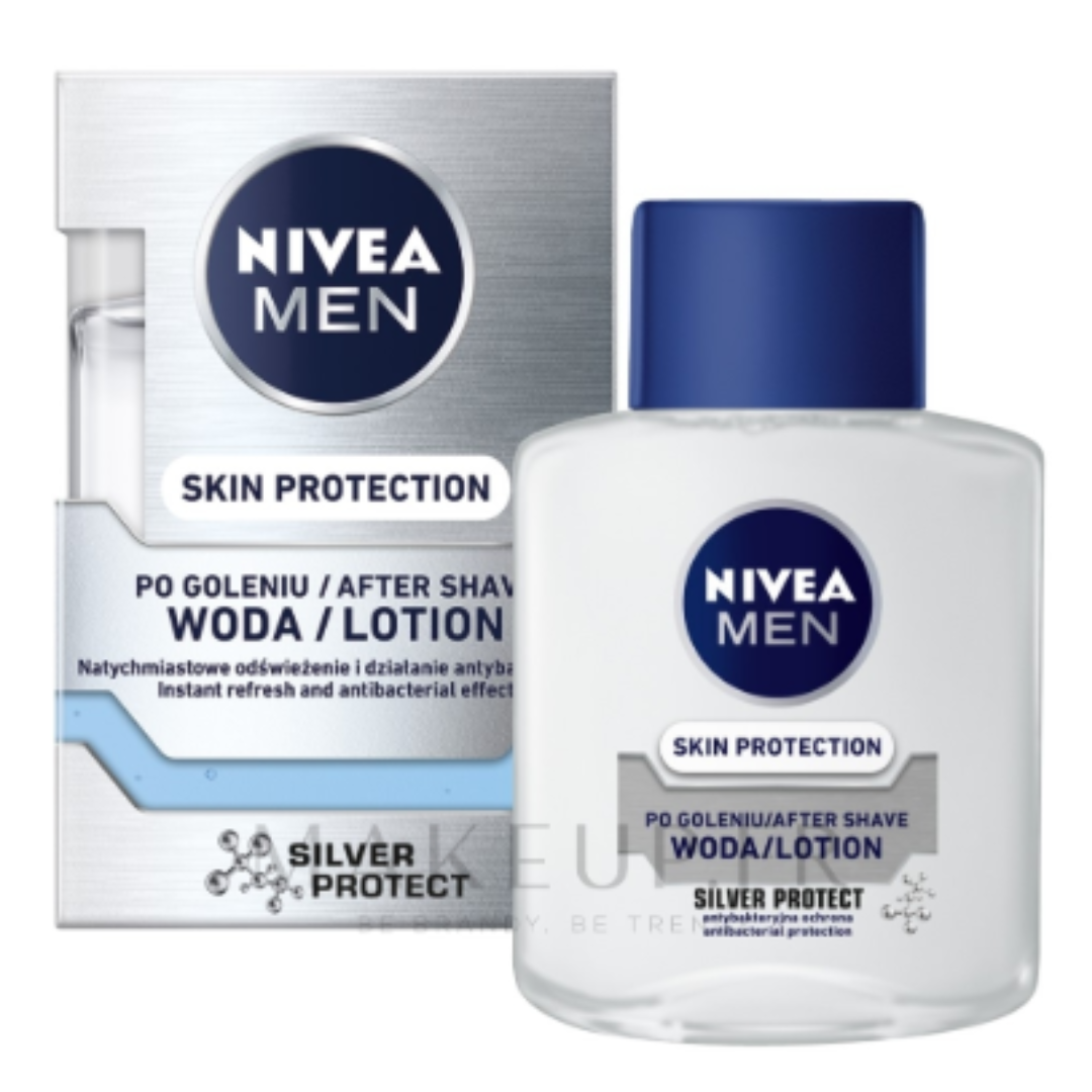 Nivea For Men  Skin Protection Silver Protect  100 ml