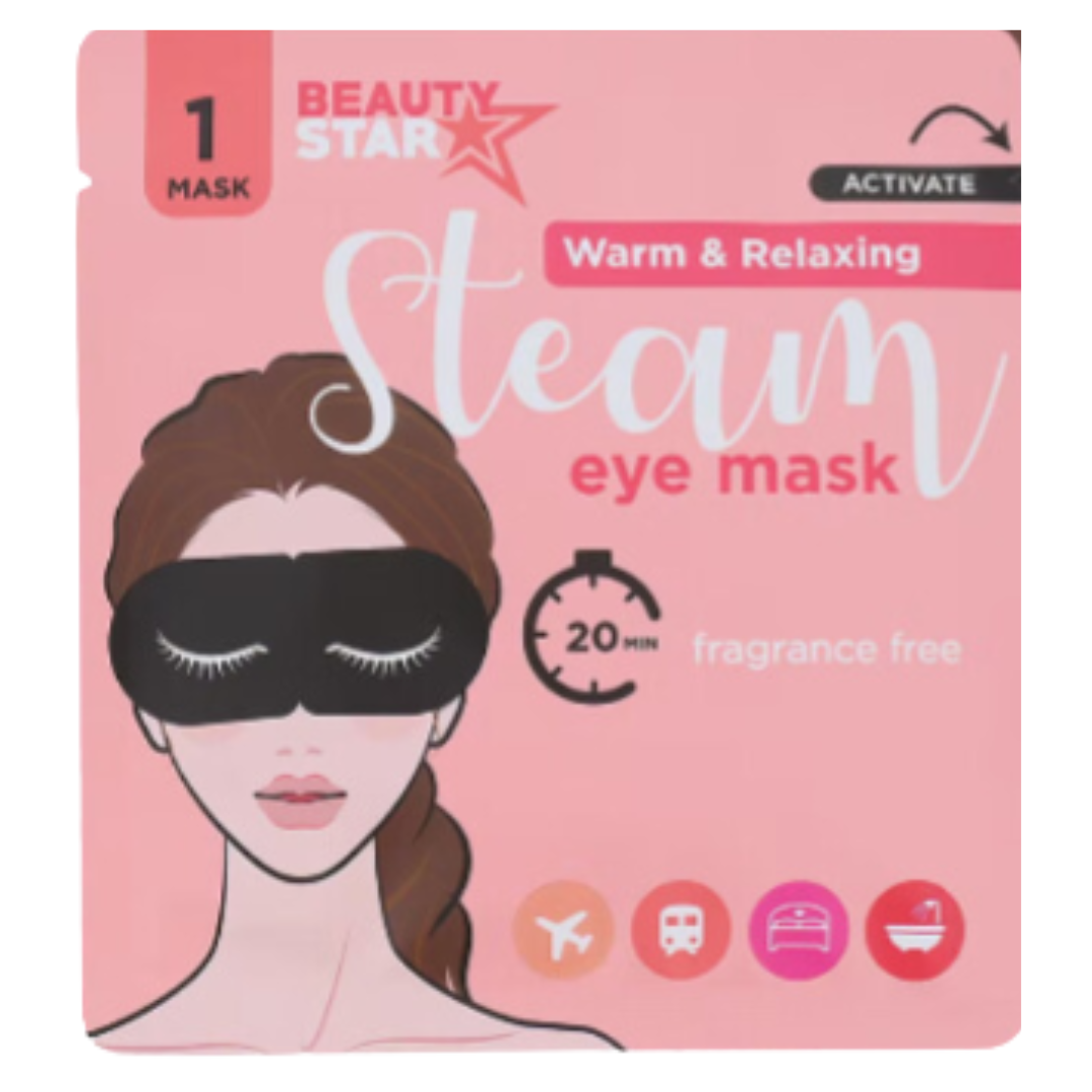 Masque en tissu pour les yeux chauffants Beauty Star