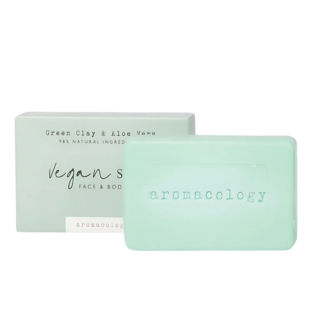 Pain de savon Corps et Visage végan Aromacology 100 g Diverses Variantes