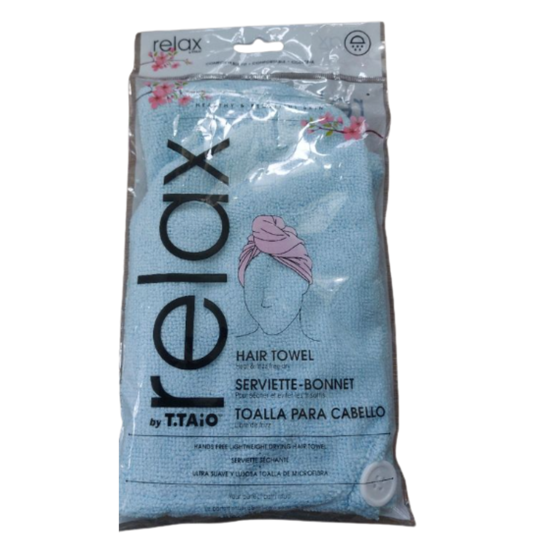 Serviette Eponge pour Cheveux by Relax Diverses couleurs