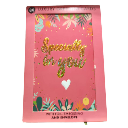 Boîtes de carte de vœux 8 pièces Diverses variantes