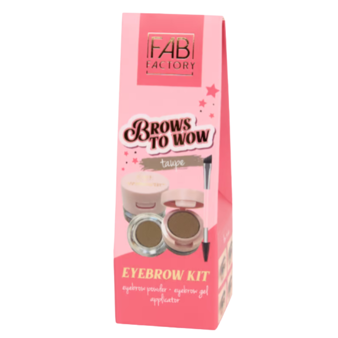 Kit maquillage sourcils FAB Factory 3 pièces Divers variantes