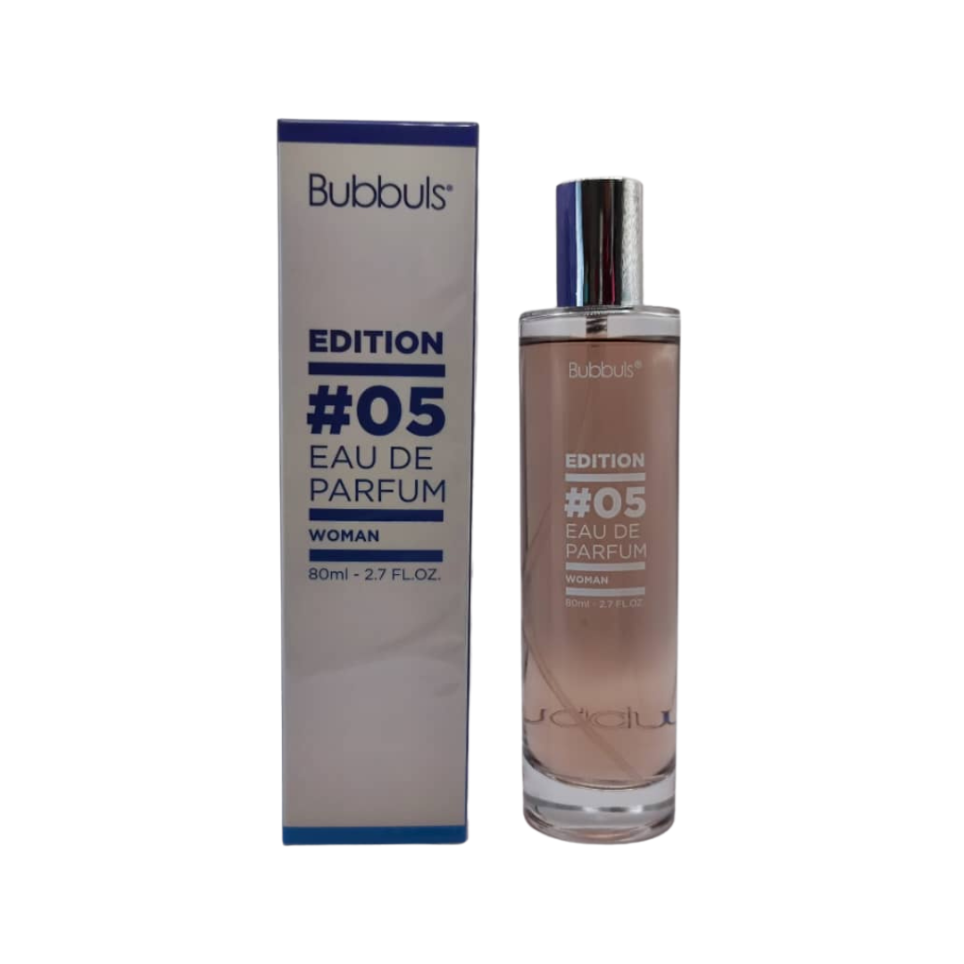 Eau de parfum Florale et Fruité Bubbuls Edition # 80 ml Diverses Variantes