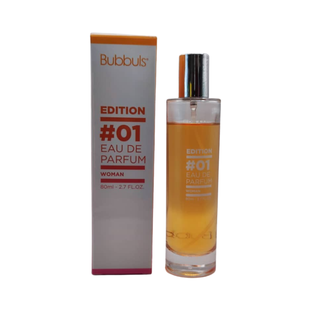 Eau de parfum Florale et Fruité Bubbuls Edition # 80 ml Diverses Variantes
