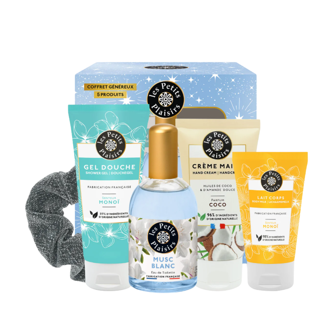 Coffret cadeau soins de corps et des mains les petits plaisirs Diverses senteurs