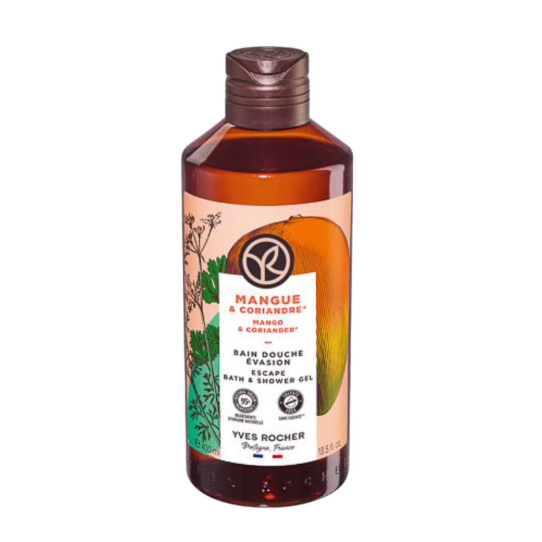 Gel de Douche 400 ml et Lait Corporel 390 ml Yves-Rocher gel Diverses variantes