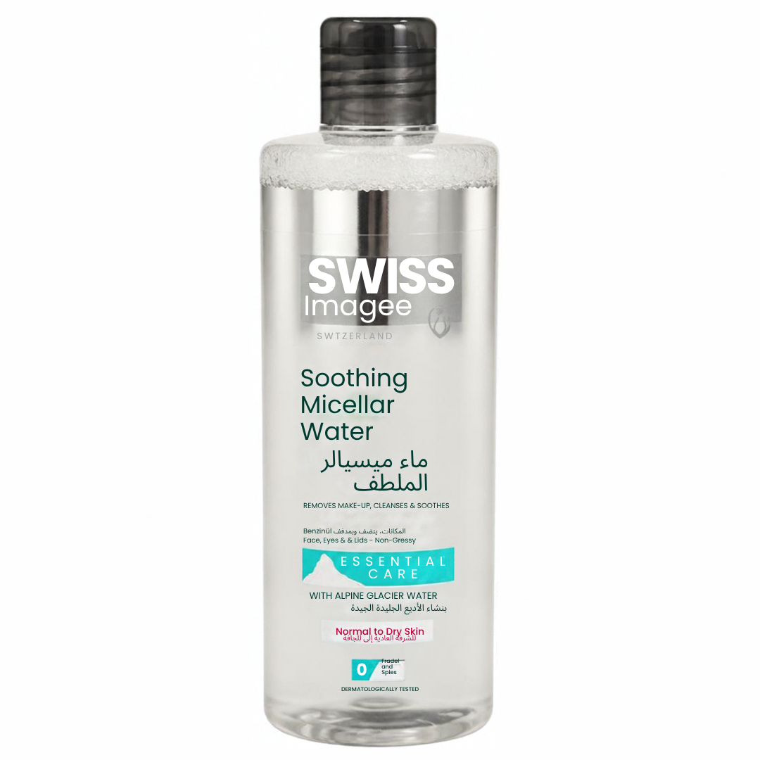 Eau micellaire démaquillante sans alcool apaisante Swiss Image Essential Care 400 ml