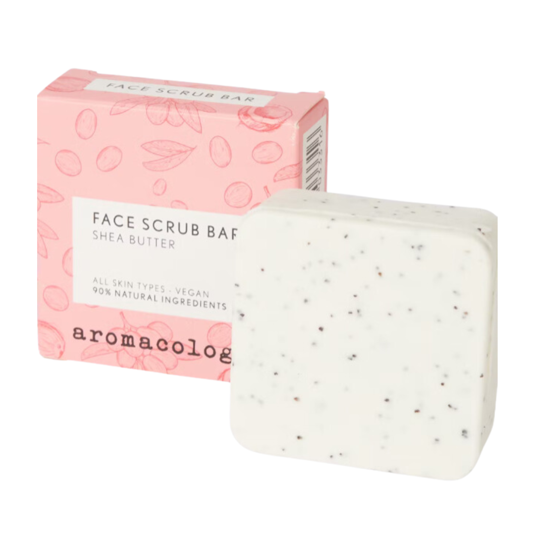 Gommage en savon au beurre de Karité Aromacology 80 g