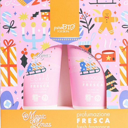 Coffret Crème de corps et gel de douche PuroBio 150ml