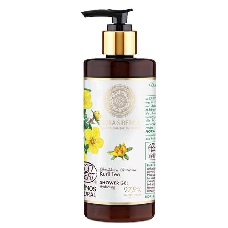 Gel de douche 97, 9 % Naturel FLORA SIBERICA 300 ml Diverses variantes