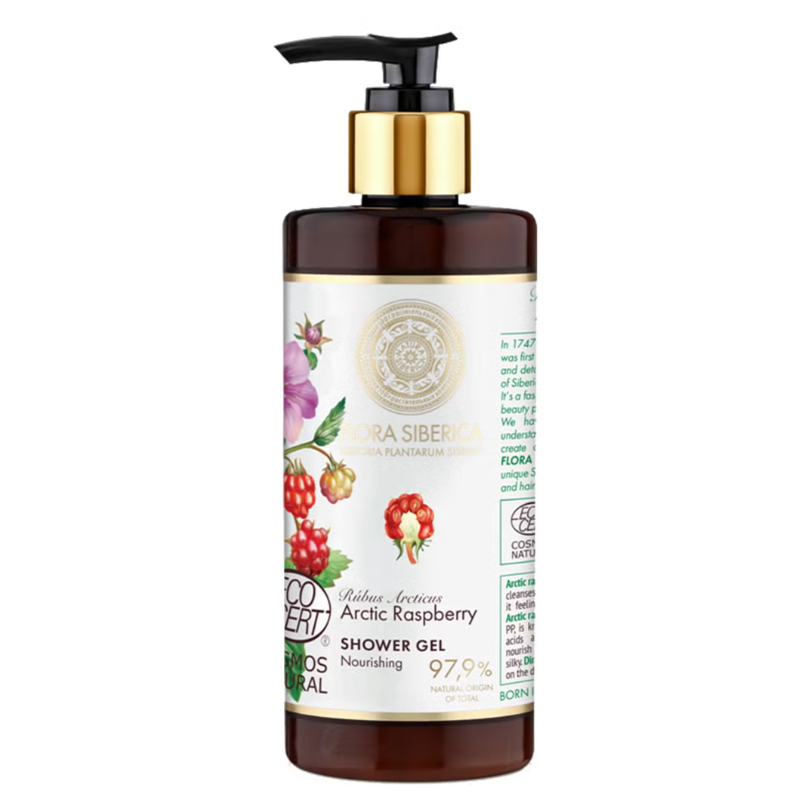 Gel de douche 97, 9 % Naturel FLORA SIBERICA 300 ml Diverses variantes