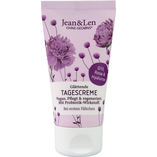 Crème  Lissante au Q10, Hyaluronique et Rose 50 ml Jean & Len