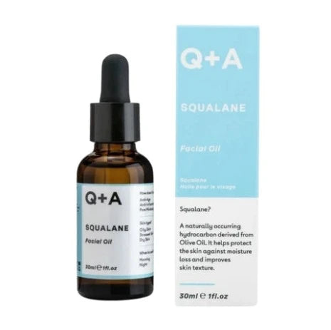 Huile visage peaux sèches Q+A au Squalane Facial Oil 30ml