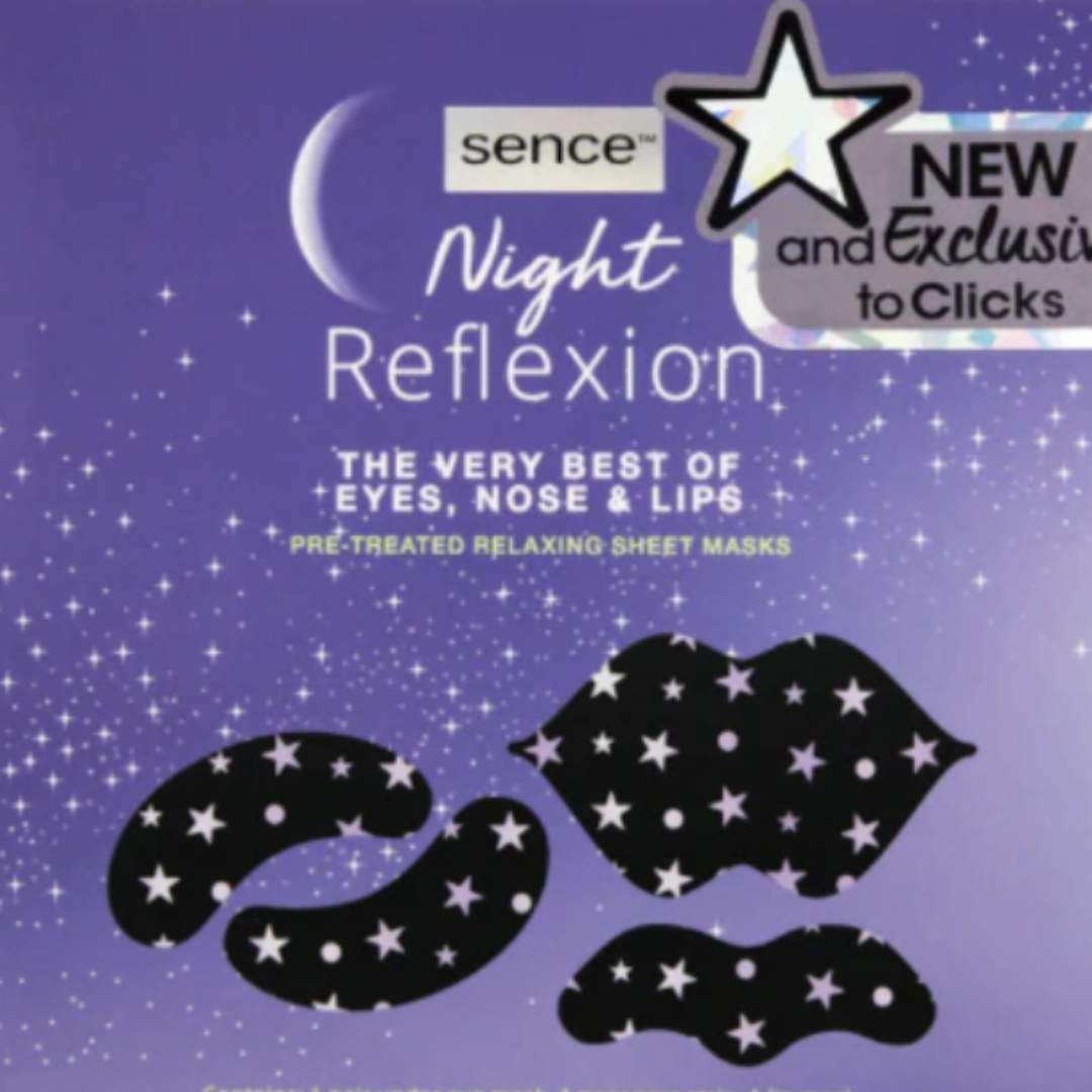 Kit Masque en Feuille Métallique Réflexion Nocturne 3 pièces