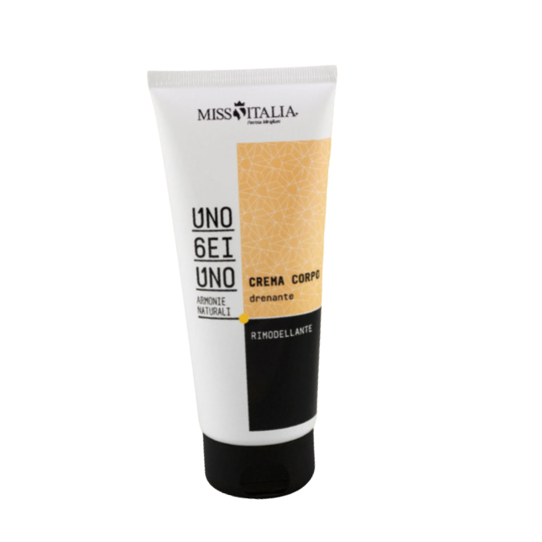 Crème corporelle Remodelante et Drainante UNO 6EI UNO Miss Italia 200 ml