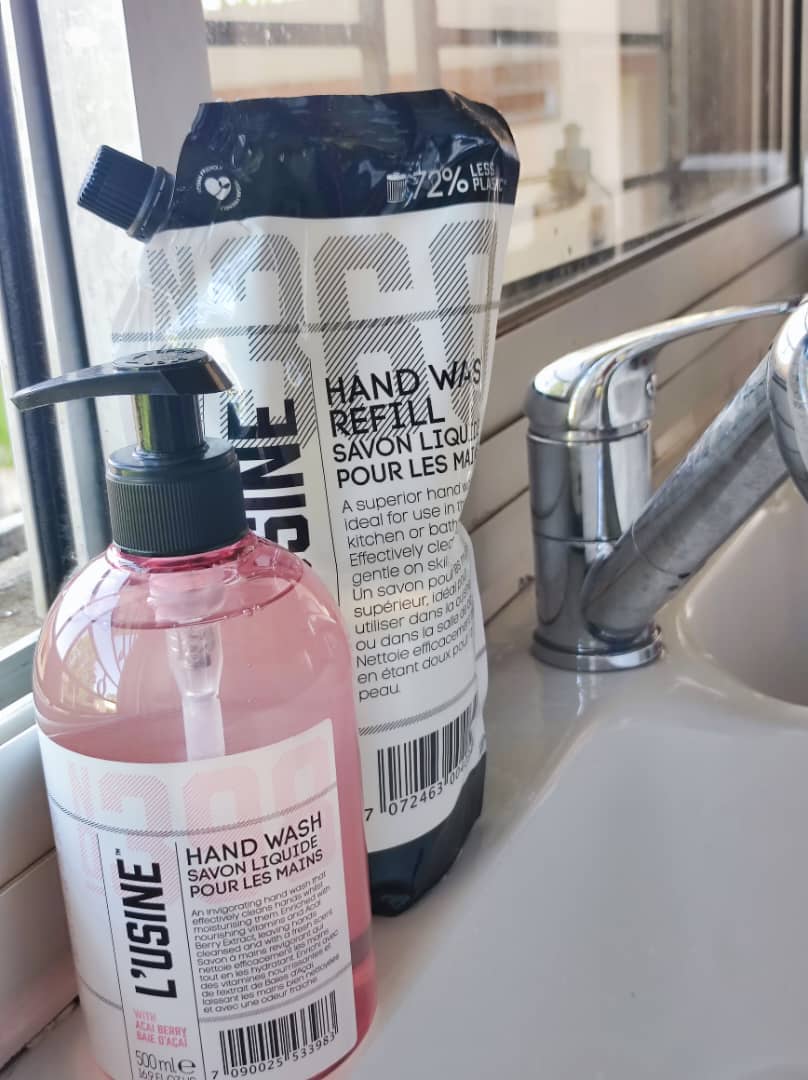 Recharge Gel lavant main L'usine aux Baies d'Açaï 500 ml