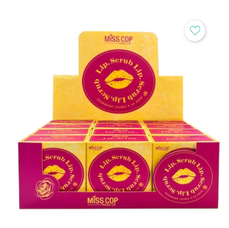Lip Scrub à la Rose Scrub Miss Cop 17 g