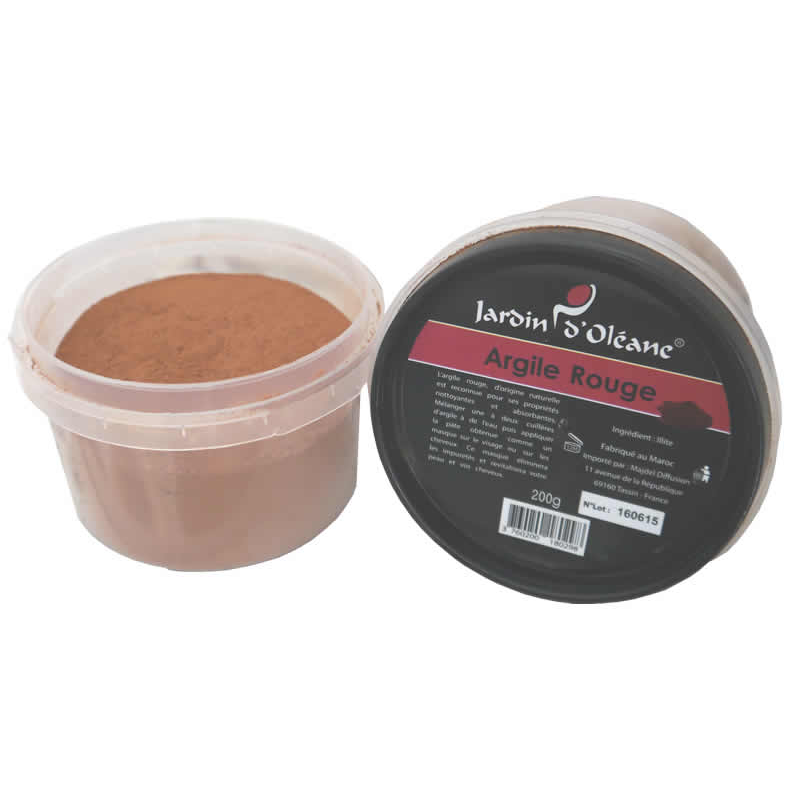Argile Naturelle 100% du Jardin D'Oléane Diverses Variantes 200g