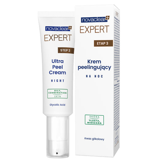 Crème peeling pour peaux grasses et mixtes  Novaclear plus 50 ml